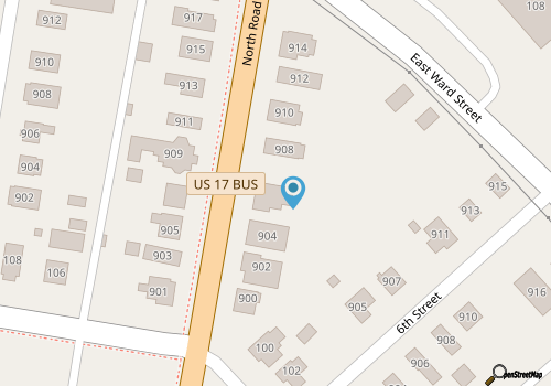 NEW! Historic Elegance in the Heart of Elizabeth City map location