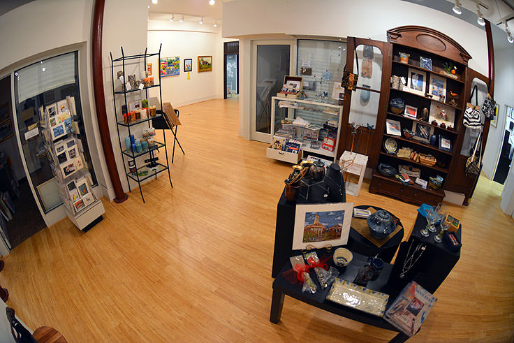 Gift shop at Arts of the Albemarle Theater in Elizabeth City, NC