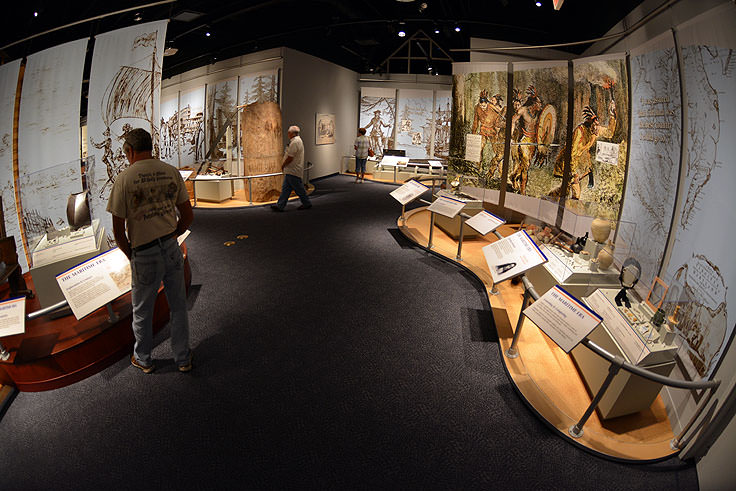 Exhibits at the Museum of the Albemarle in Elizabeth City, NC