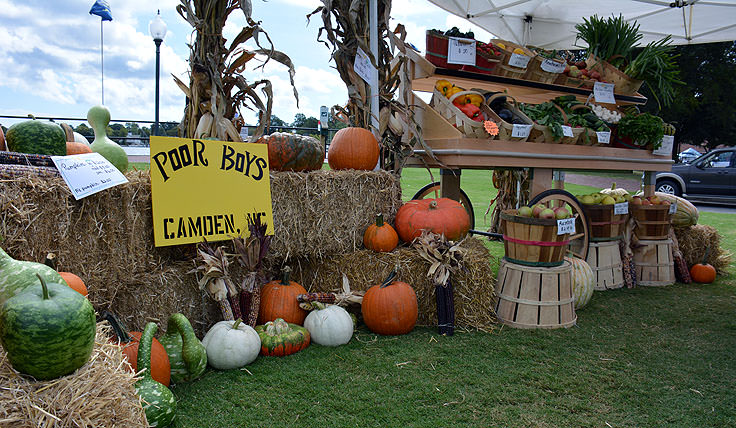 Local produce at the Waterfront Market in Elizabeth City, NC